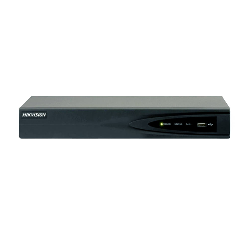 NVR Hikvision DS-7604NI-K1 (B), 4 canale, 8 MP, 40 Mbps Hikvision
