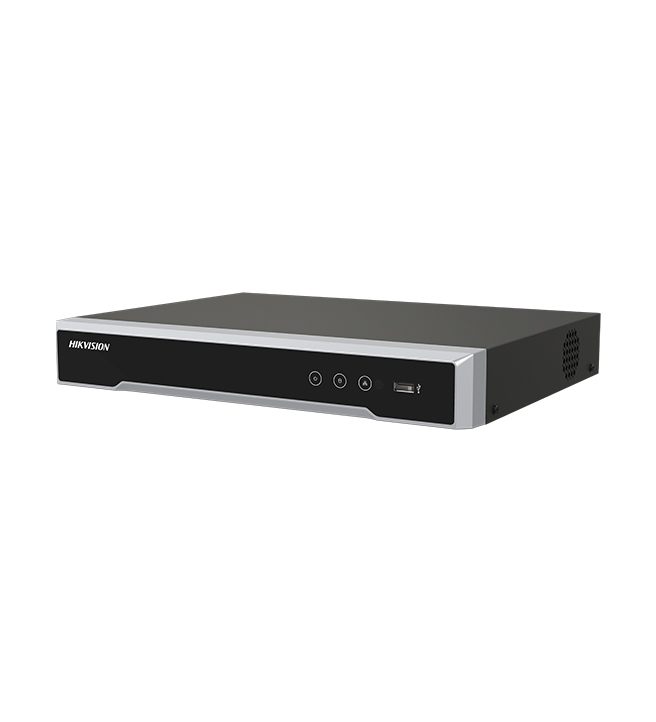 NVR Hikvision DS-7604NI-K1/4P/4G, 4 canale, 8MP, 40 Mbps, PoE, 4G 8MP imagine noua