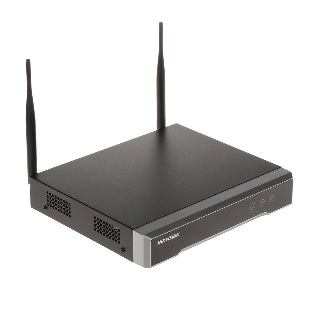 NVR Hikvision DS-7104NI-K1/W/MC, 4 canale, 4 MP, 50 Mbps, WiFi canale imagine noua