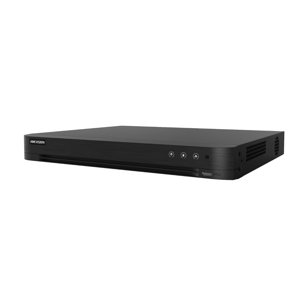 DVR Hikvision IDS-7232HQHI-M2-S, 32 canale, 4 MP, functii smart, audio prin coaxial Audio