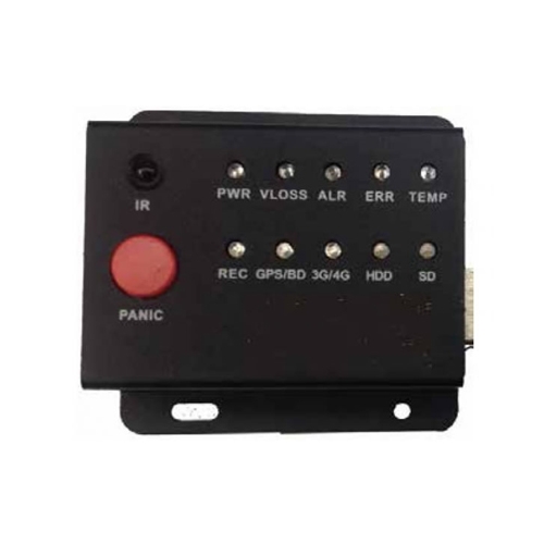 Panou control pentru DVR Auto MLED-BOX, 1 buton panica, 10 LED-uri Accesorii imagine noua idaho.ro