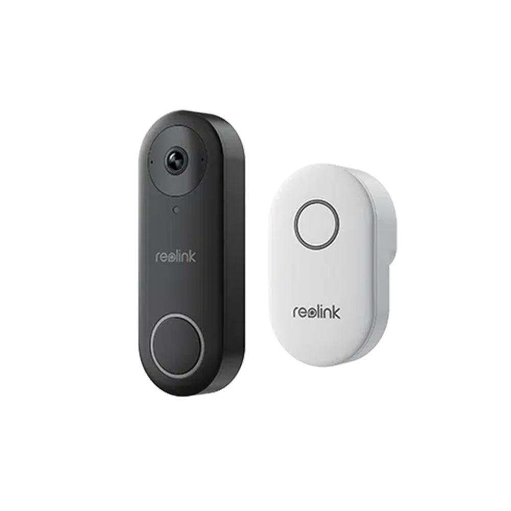 Sonerie video wireless Reolink Video Doorbell WiFi, 2K, slot card, night vision, vizualizare de pe telefon, detectie miscare Reolink