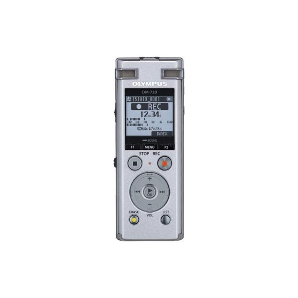 Reportofon digital profesional Olympus DM 720, inregistrare 52 ore, 4 GB, Voice Playback, TRESMIC, slot card 720 720