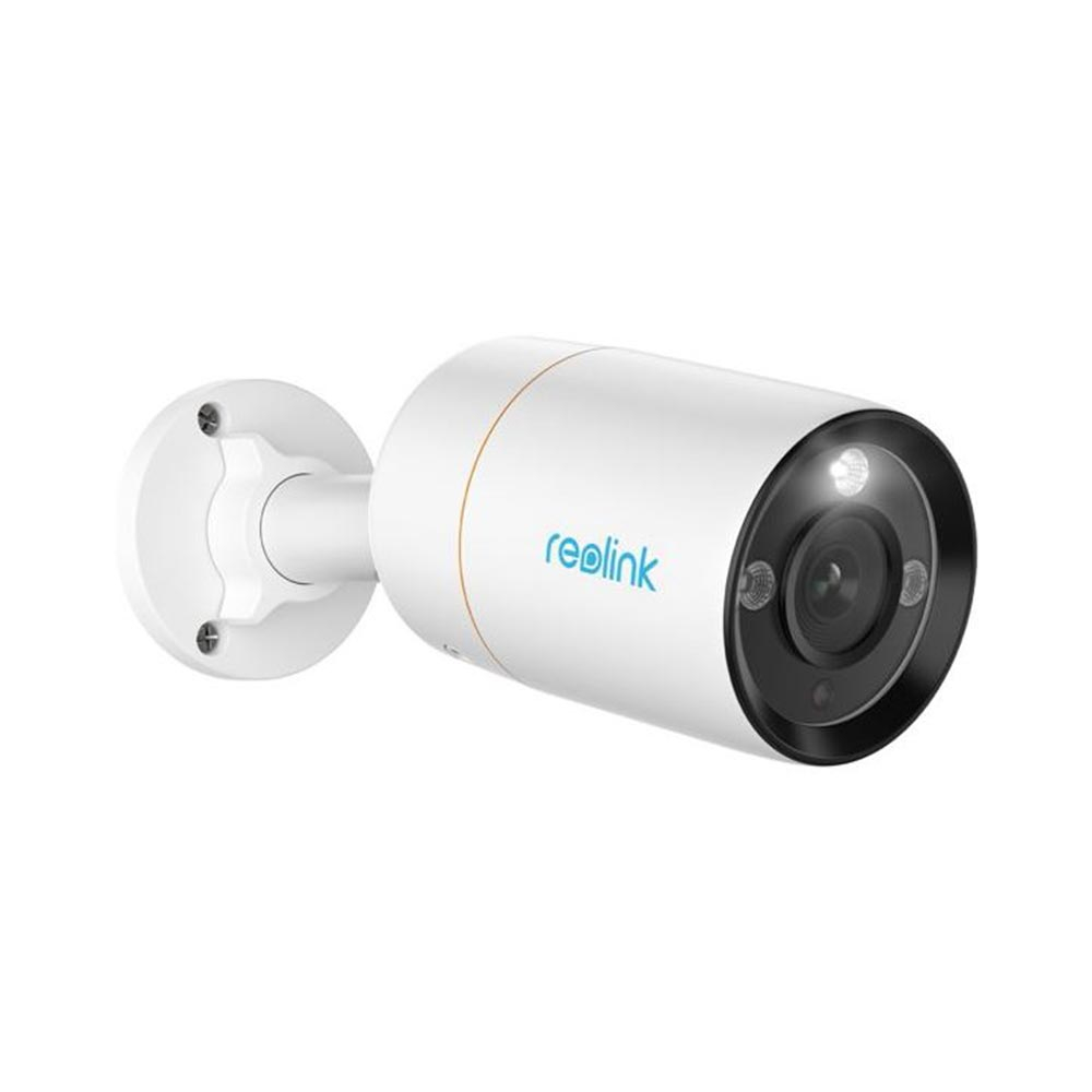 Camera de supraveghere IP exterior Reolink RLC-1212A, 12 MP, lumina alba / IR 30 m, microfon, difuzor, slot card, PoE alba imagine noua