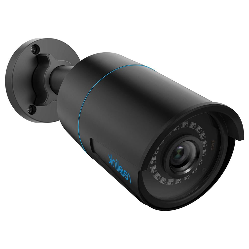 Camera supraveghere IP exterior Reolink RLC-510A BLACK, 5 MP, IR 30 m, 4 mm, slot card, detectie oameni/vehicule, microfon, PoE BLACK imagine noua
