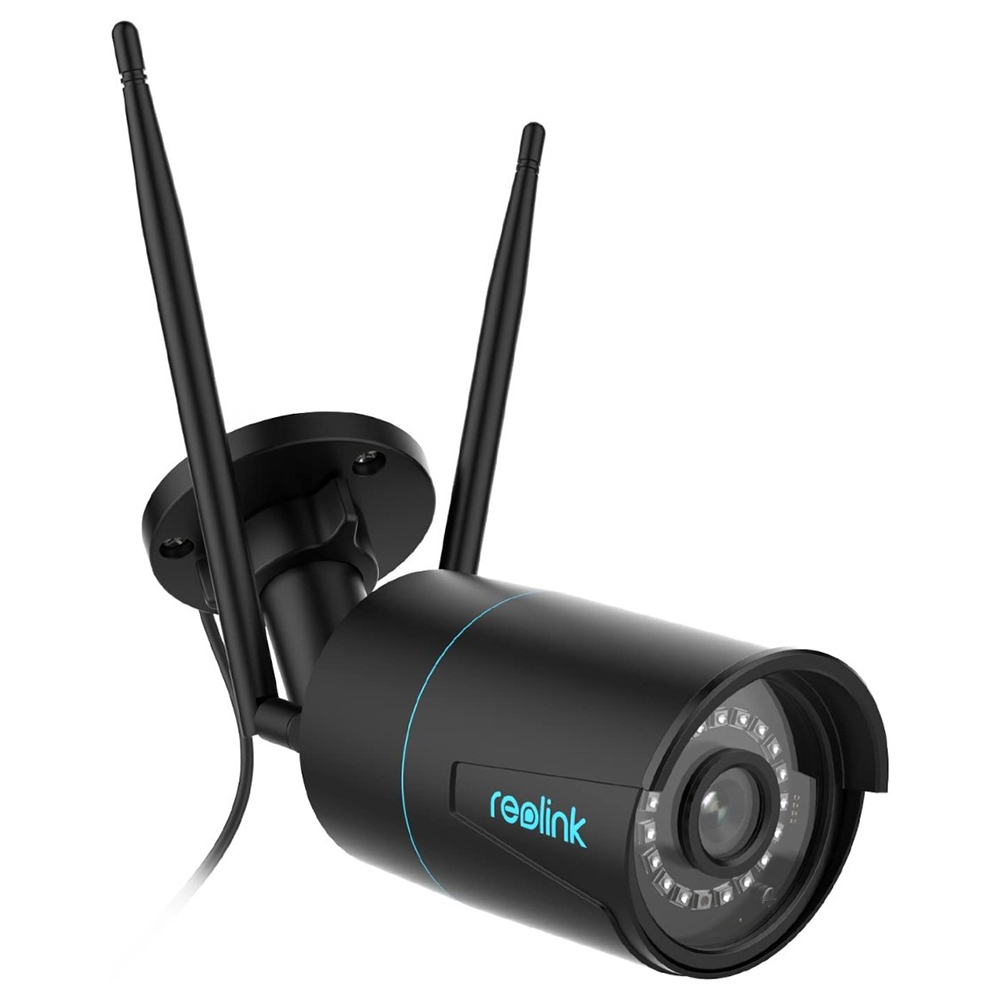 Camera supraveghere wireless IP WiFi Reolink RLC-510WA-BLACK, 5 MP, IR 30 m, 4 mm, slot card, detectie oameni/vehicule, microfon Reolink