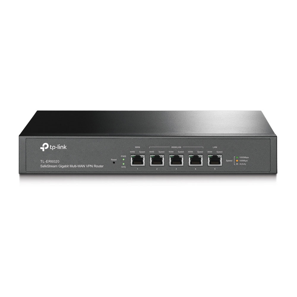 Router multi WAN Gigabit Load Balance TP-Link TL-ER6020, VPN, 5 porturi, 10/100/1000 Mbps spy-shop.ro imagine noua tecomm.ro