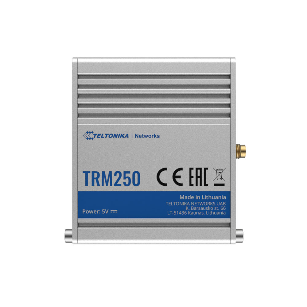 Modem industrial Teltonika TRM250, Cat-M1, Cat NB1, EGPRS, LTE, micro USB CAT imagine noua idaho.ro