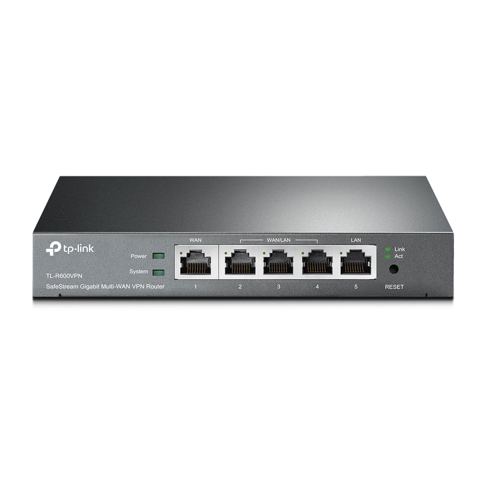 Router VPN Gigabit TP-Link TL-R600VPN, 1 port WAN, 4 porturi LAN, 10/100/1000 Mbps spy-shop.ro imagine noua idaho.ro