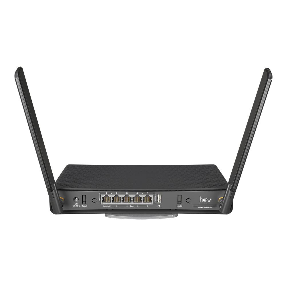 Router wireless Dual Band MikroTik RBD53IG-5HACD2HND, 5 porturi, 1200 Mbps, 2.4/5.0 GHz, PoE