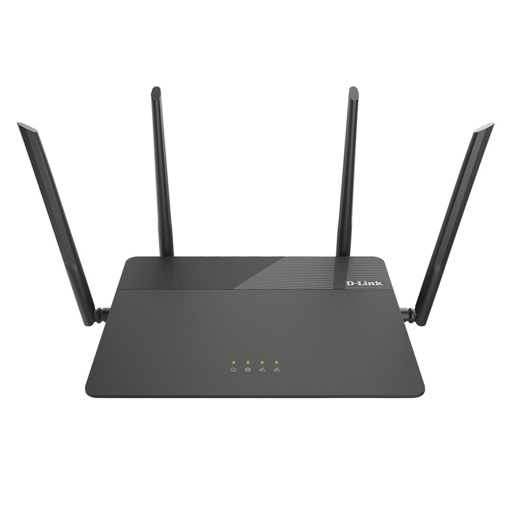 Router wireless Gigabit Dual Band D-Link AC1900 DIR-878, 5 porturi, 2.4/5.0 GHz, MU-MIMO, 1900 Mbps D-Link imagine 2022