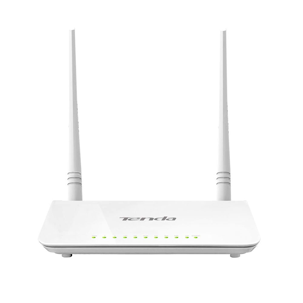 Router wireless Tenda D301, 1 port WAN/LAN, 3 porturi LAN, 2.4 GHz, 300 Mbps 2.4 imagine 2022 3foto.ro