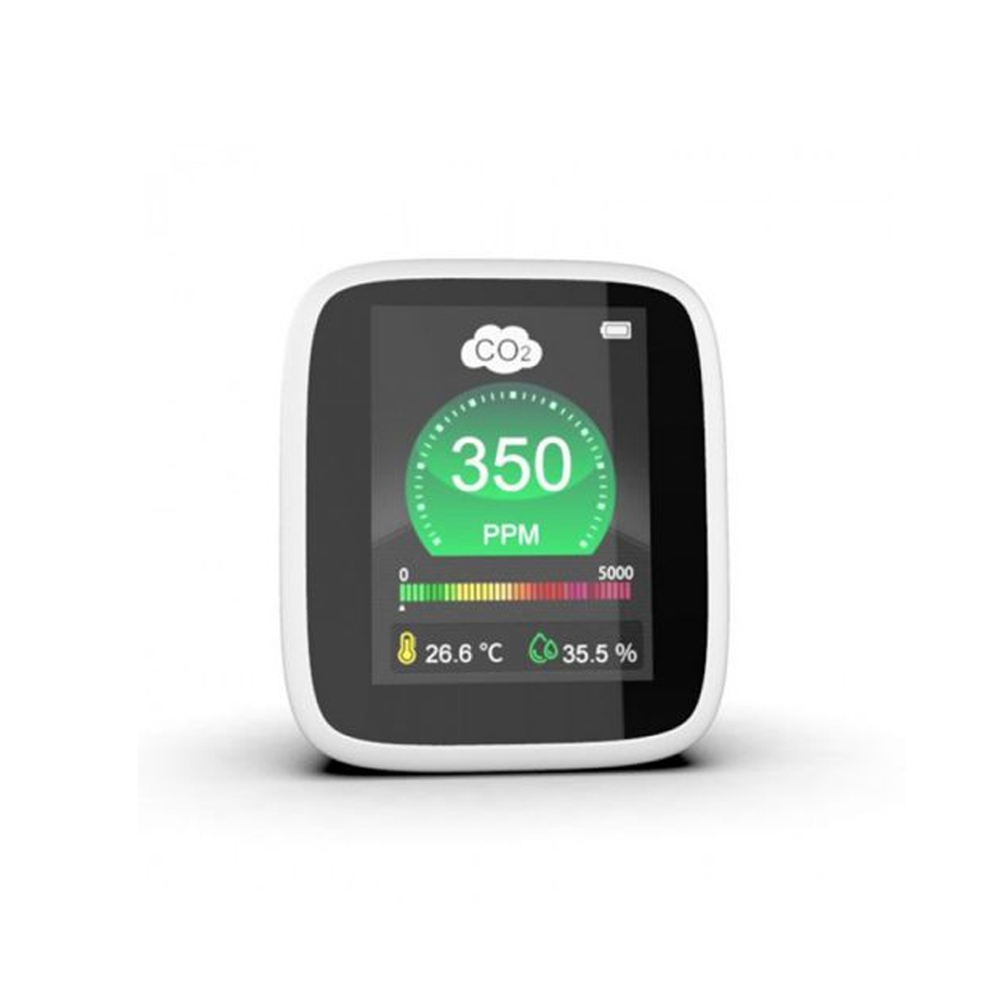 Senzor pentru detectarea calitatii aerului ZKTeco AQD-MINI-C, CO2, plug and play aerului imagine noua