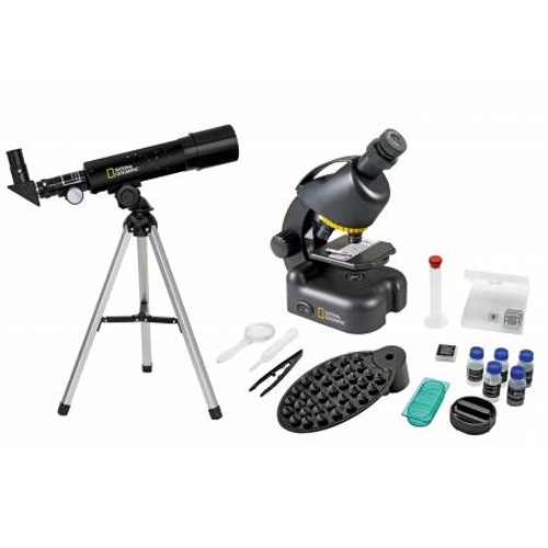 Set telescop 50/360 si microscop 40-640x National Geographic 9118200 40-640x imagine noua idaho.ro