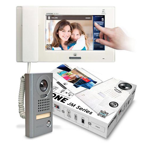Set videointerfon Aiphone JMS-4AEDV.MD, 1 familie, 7 inch, aparent Aiphone imagine noua
