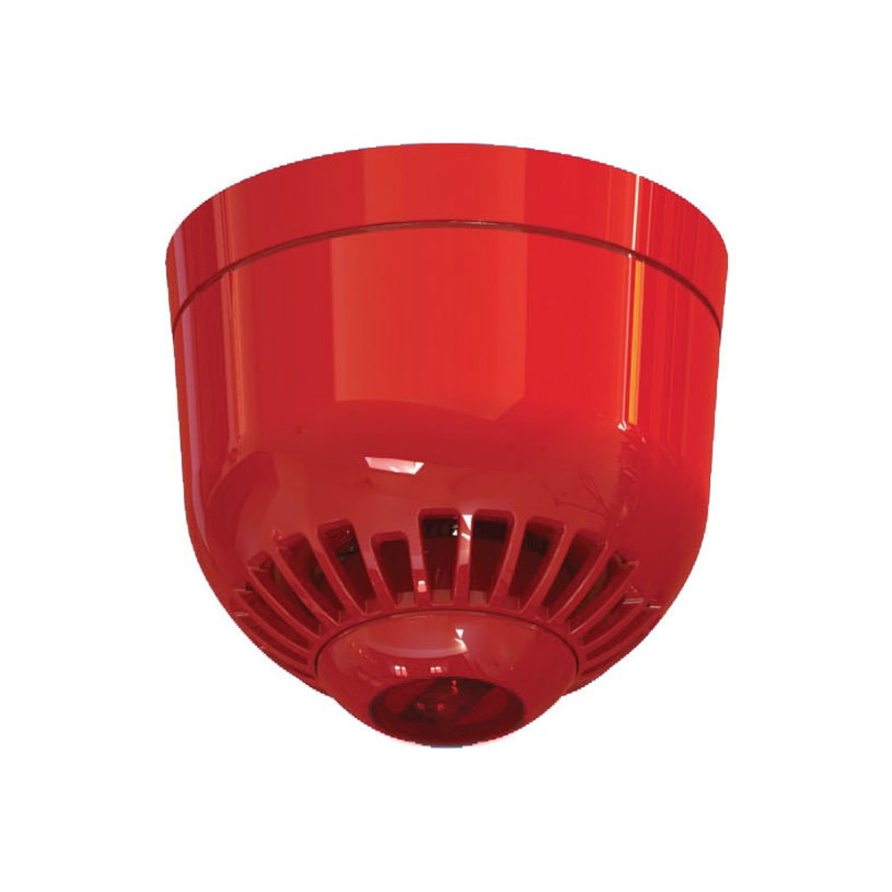 Sirena adresabila cu flash alimentata din bucla UTC Fire&Security ASC2366, 17-32 VDC, rosu, 97 dB la reducere 17-32