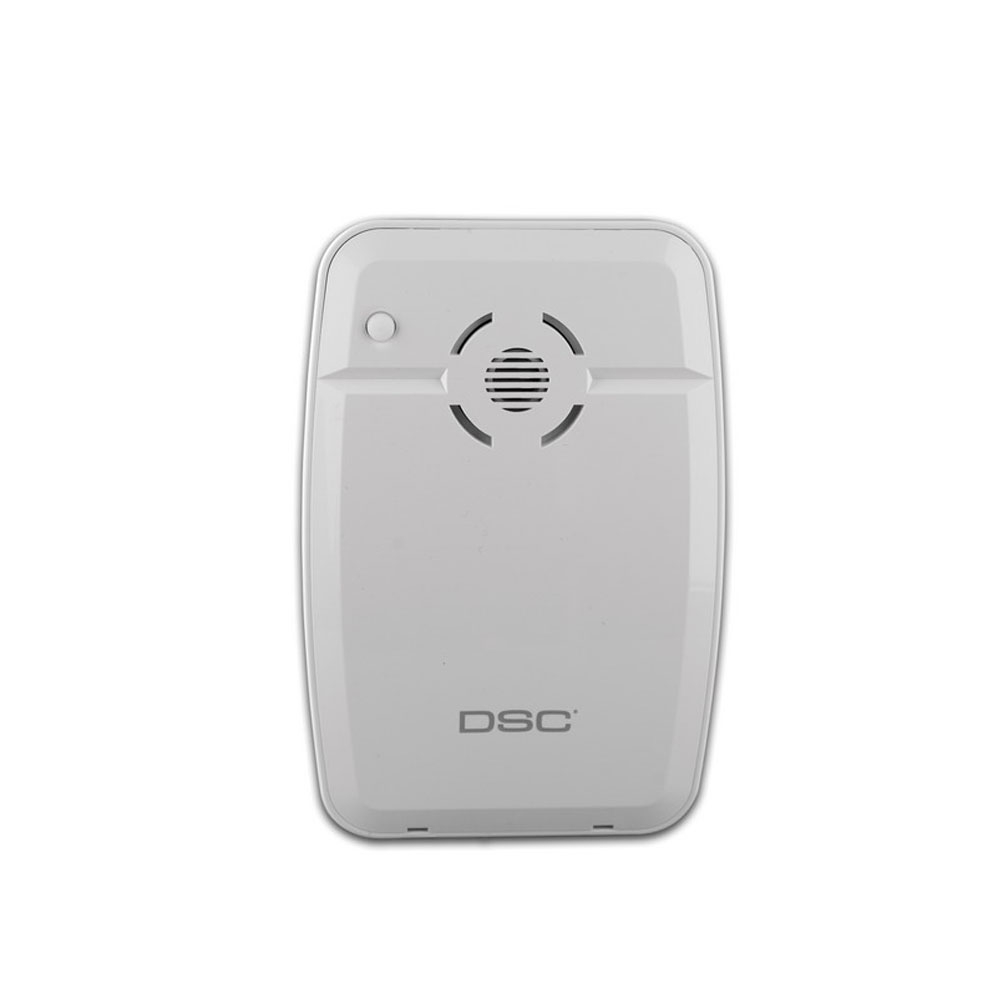 Sirena wireless de interior DSC WT4901, 85 dB, RF 300 m, 1 an autonomie DSC
