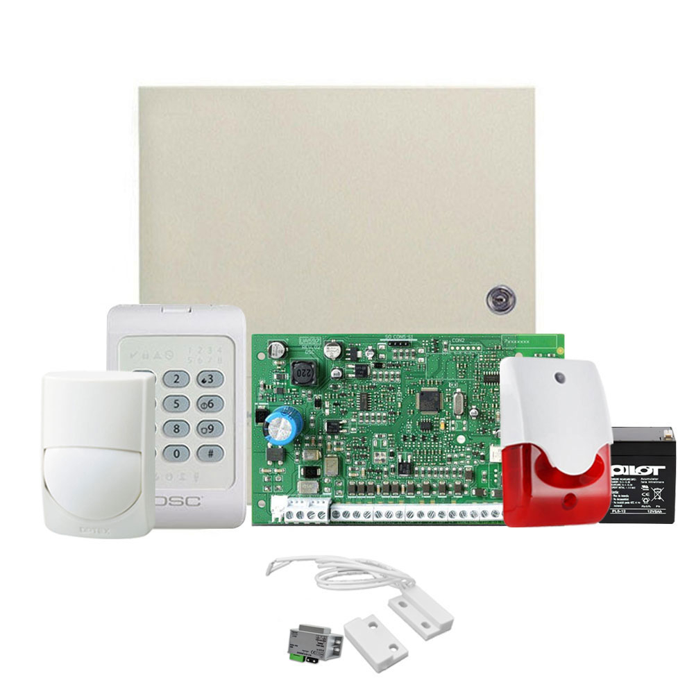 Sistem alarma antiefractie DSC KIT 1404-INT DSC imagine noua tecomm.ro