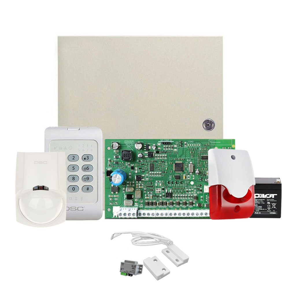 Sistem alarma antiefractie DSC KIT 1404-INT 1404-INT imagine noua