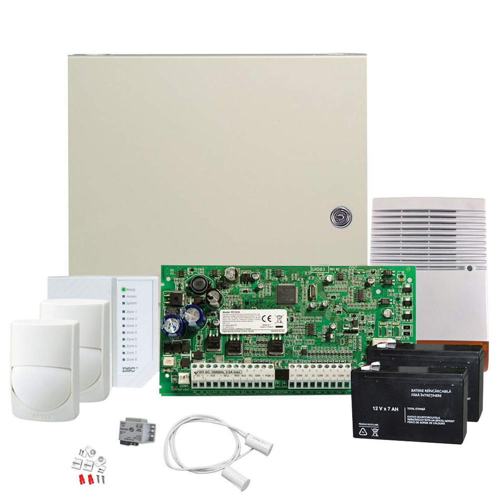 Sistem alarma antiefractie exterior DSC power KIT 1616 EXT DSC imagine 2022