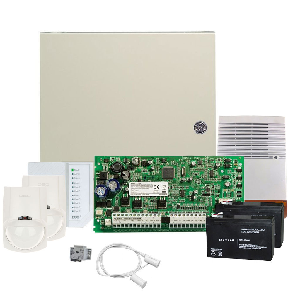 Sistem alarma antiefractie exterior DSC power KIT 1616 EXT spy-shop