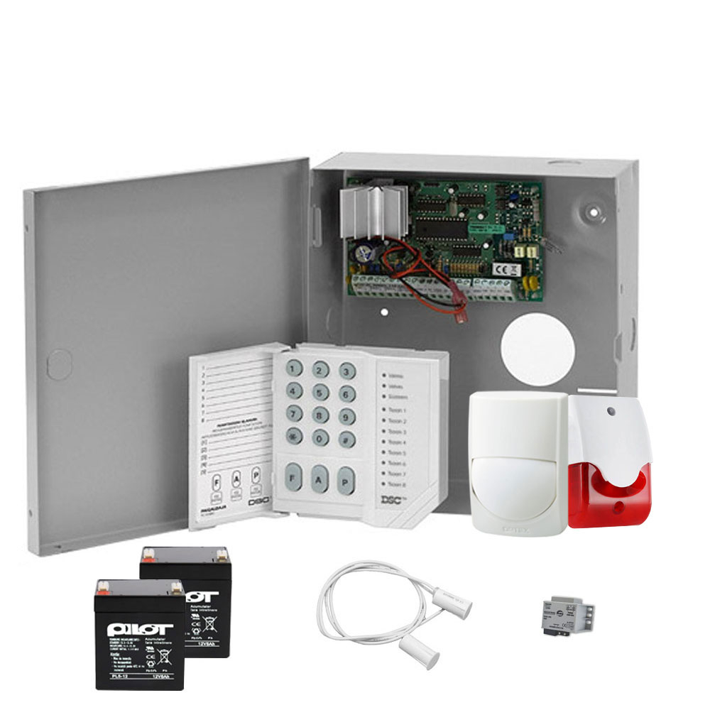 Sistem alarma antiefractie interior DSC Power KIT 585 INT DSC imagine noua idaho.ro