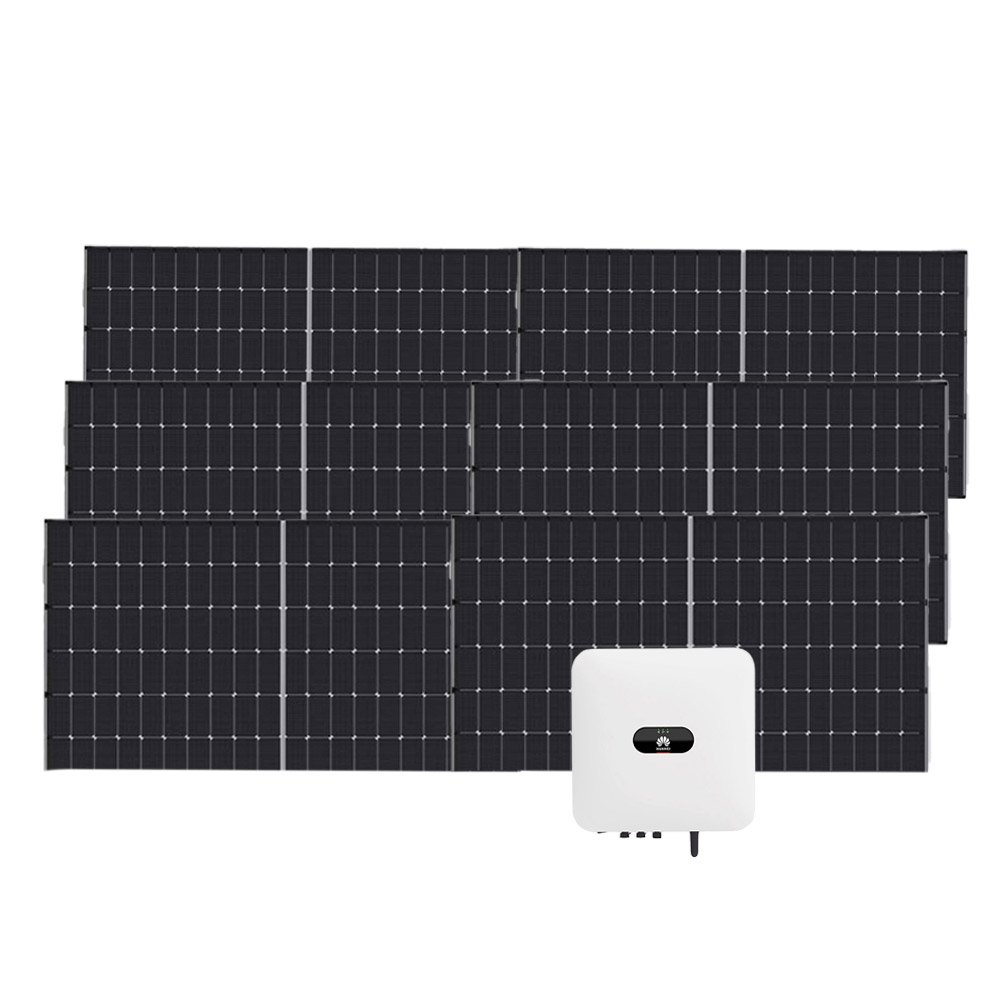 Sistem fotovoltaic 6.8 kW, invertor monofazat Hibrid WiFi cu 14 panouri JinKO Tiger Neo monocristaline, 490 Wp, 120 celule