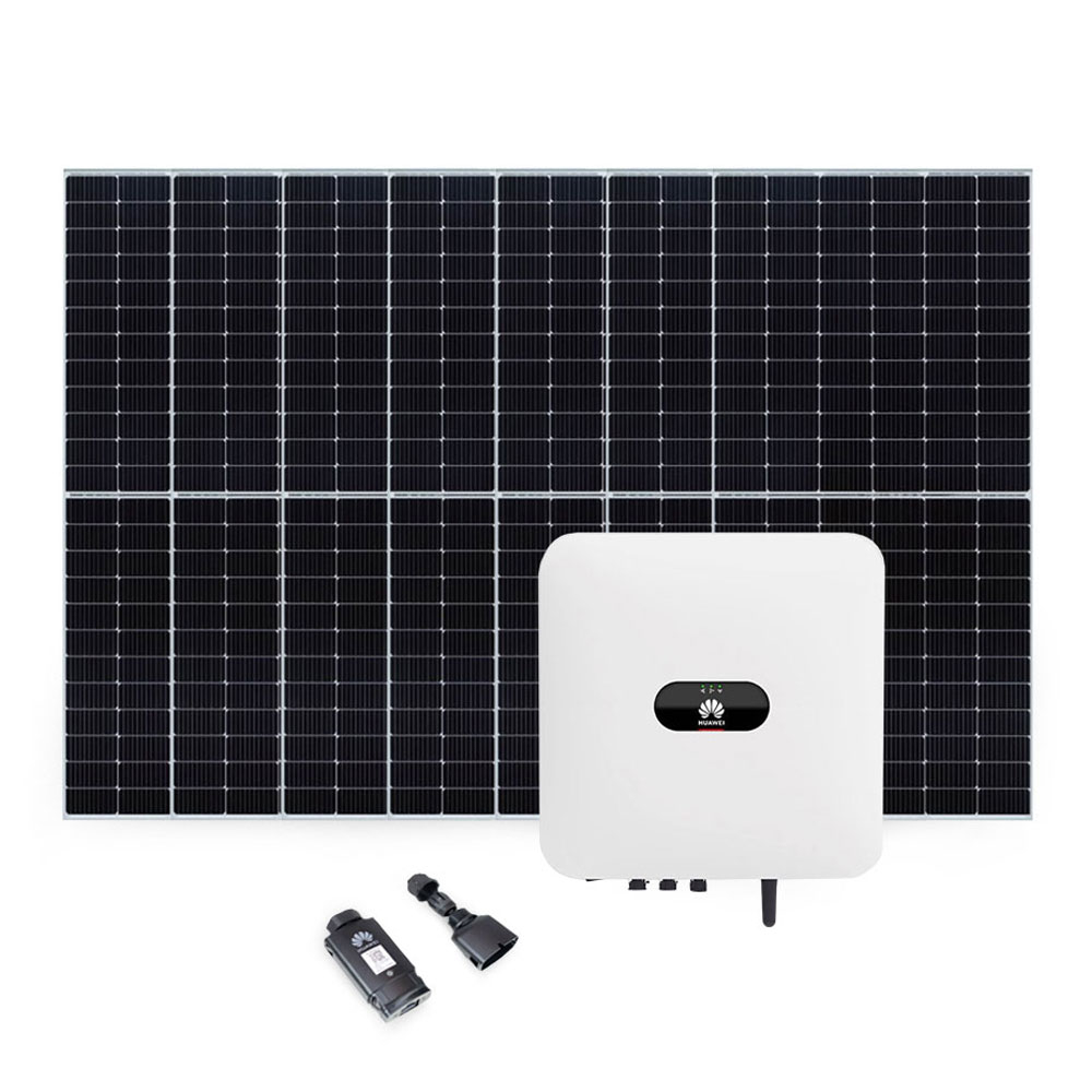 Sistem fotovoltaic cu 7 panouri Hibrid WiFi Canadian Solar, monofazat, 3 kW, 144 celule, 455 W