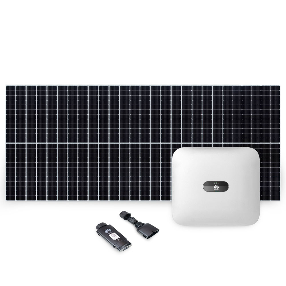Sistem fotovoltaic cu 22 panouri On Grid trifazat WiFi Canadian Solar, 10 kW, 144 celule, 455 W