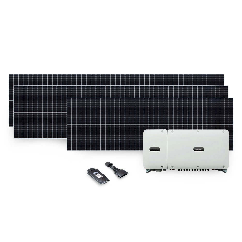 Sistem fotovoltaic cu 110 panouri On Grid trifazat WiFi Canadian Solar, 50 kW, 144 celule, 455 W