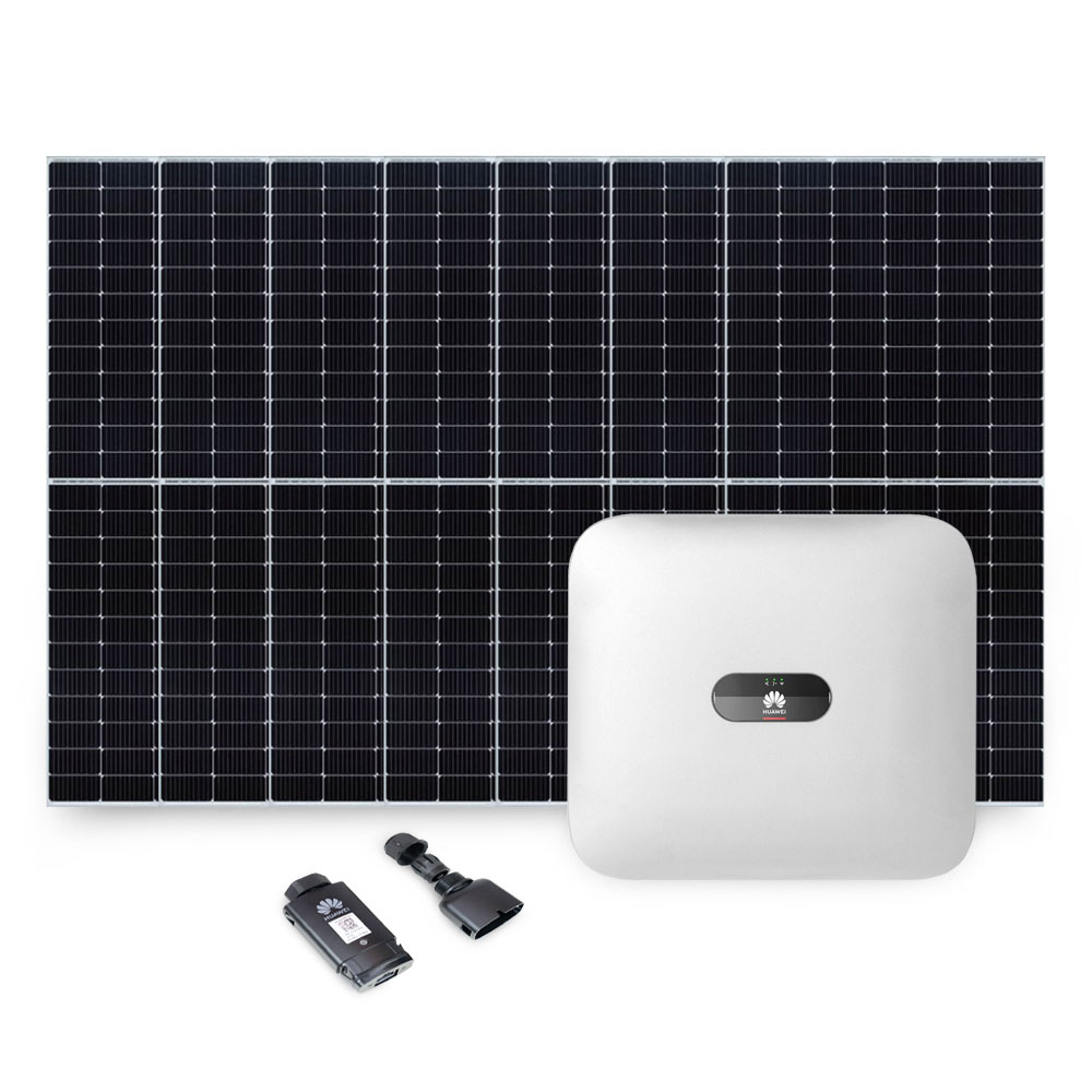 Sistem fotovoltaic cu 7 panouri On Grid WiFi Canadian Solar, trifazat, 3 kW, 144 celule, 455 W