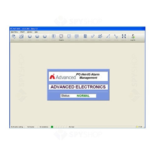Software de control grafic Advanced PC-NET--005-L3, standard, max 200 centrale