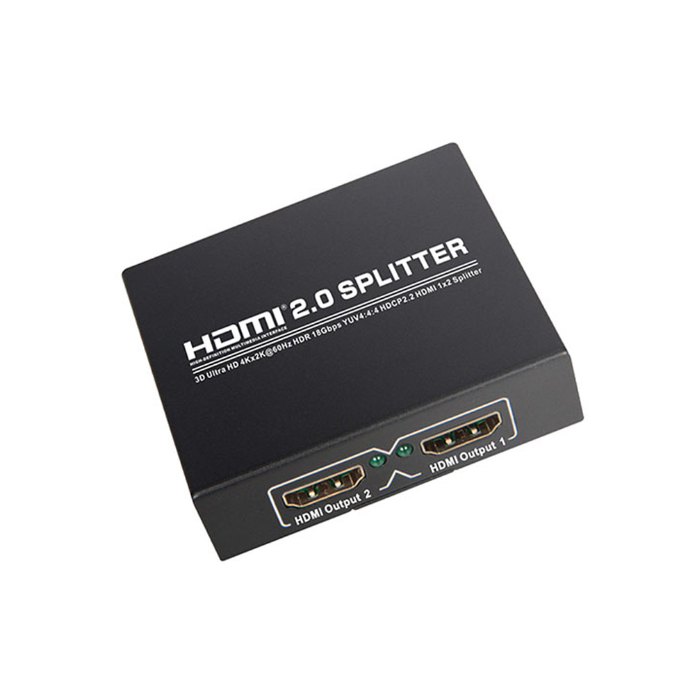 Spliter HDMI 2.0 cu 2 porturi, plug and play, 4K x 2K 2.0 imagine noua tecomm.ro