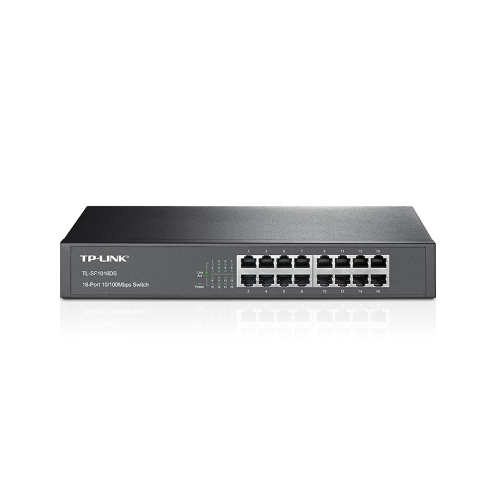 Switch cu 16 porturi TP-Link TL-SF1016DS, 8000 MAC, 3.2 Gbps 3.2 imagine noua