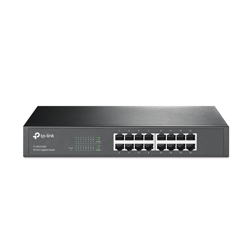 Switch cu 16 porturi TP-Link TL-SG1016D, 8000 MAC, 32 Gbps 8000 imagine noua tecomm.ro