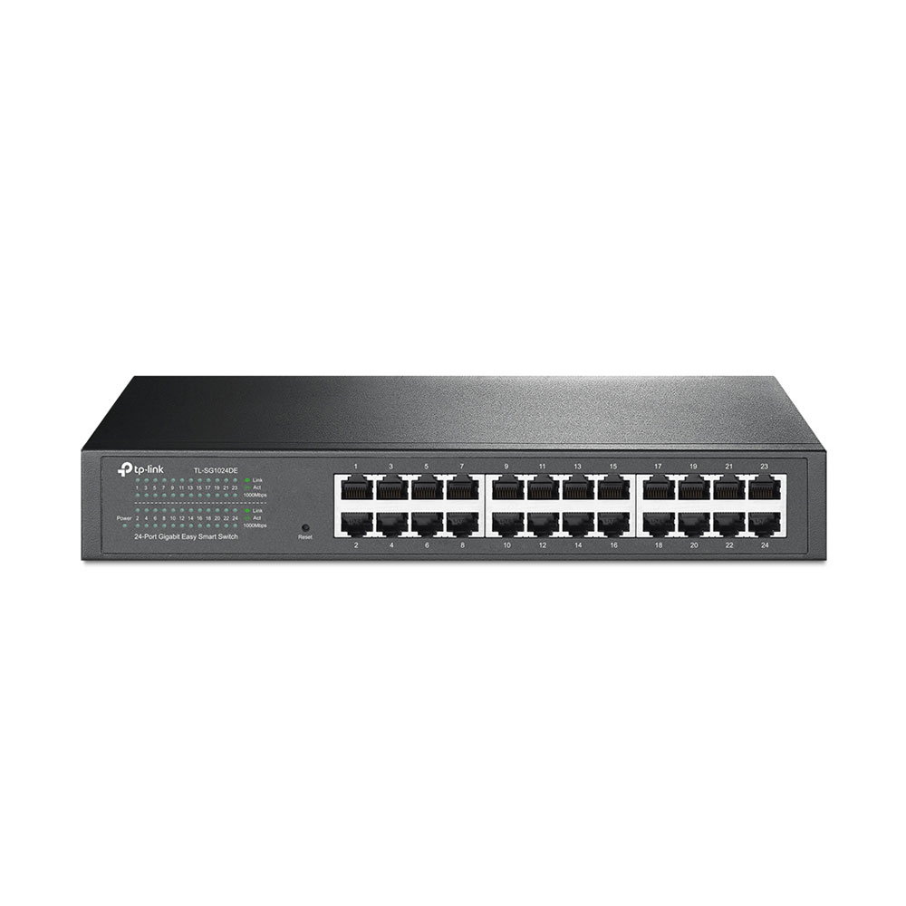 Switch cu 24 de porturi TP-Link TL-SG1024DE, 8000 MAC, 48 Gbps spy-shop.ro