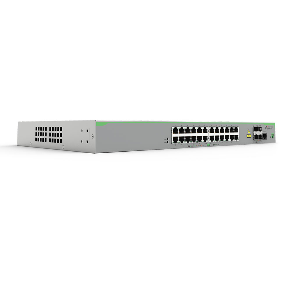 Switch cu 24 porturi Allied Telesis AT-FS980M/28-50, 12.8 Gbps, 9.52 Mpps, 16.000 MAC, 1U, PoE, cu management 12.8 imagine noua