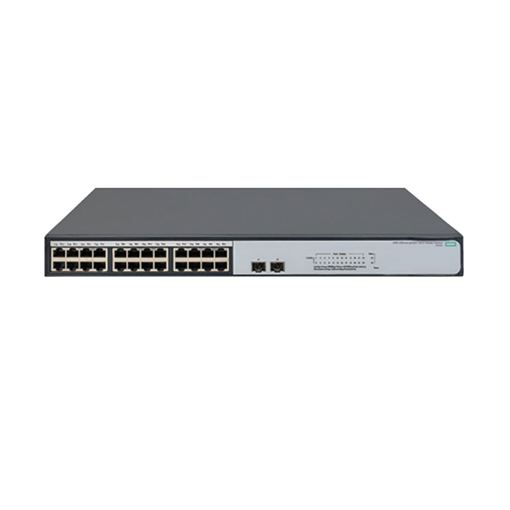 Switch cu 24 porturi Aruba JH018A, 88 Gbps, 65.5 Mpps, 16.000 MAC, 1U, fara management 16.000 imagine noua