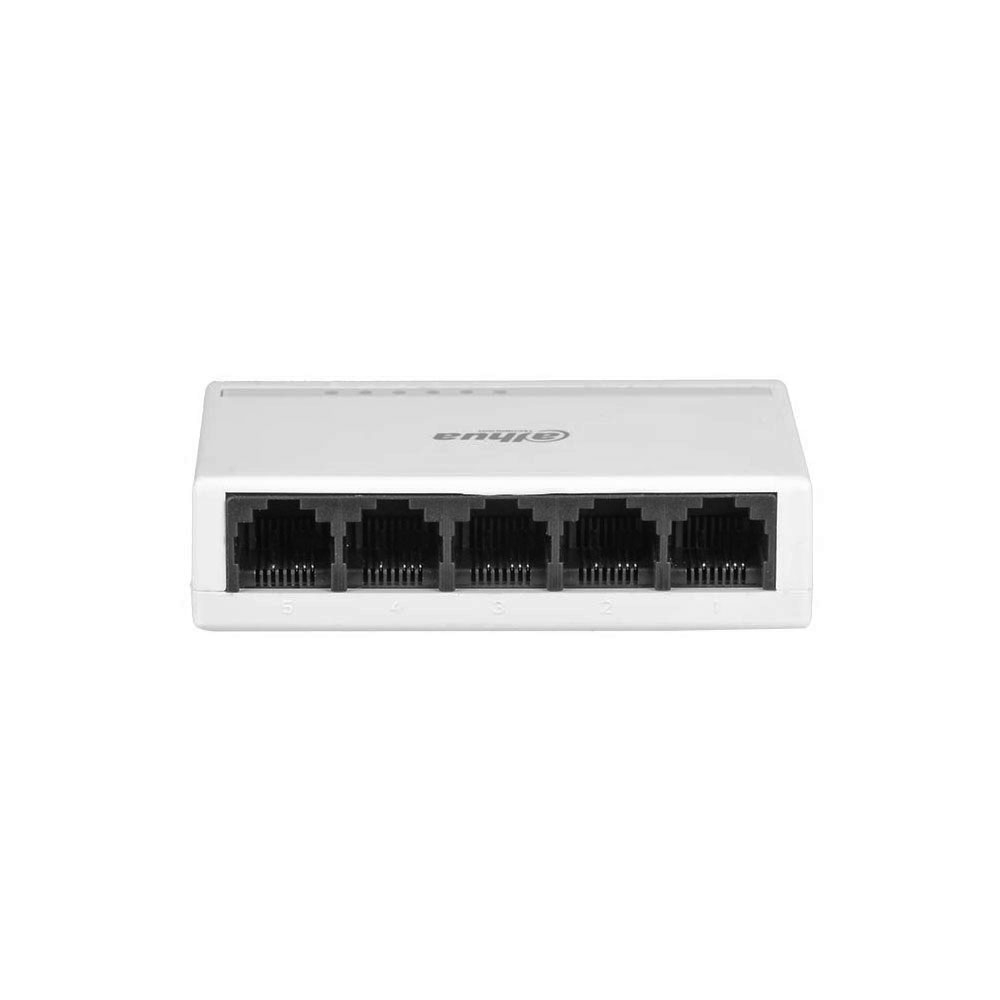 Switch cu 5 porturi Dahua PFS3005-5ET-L, 1000 MAC, 100 Mbps, fara management