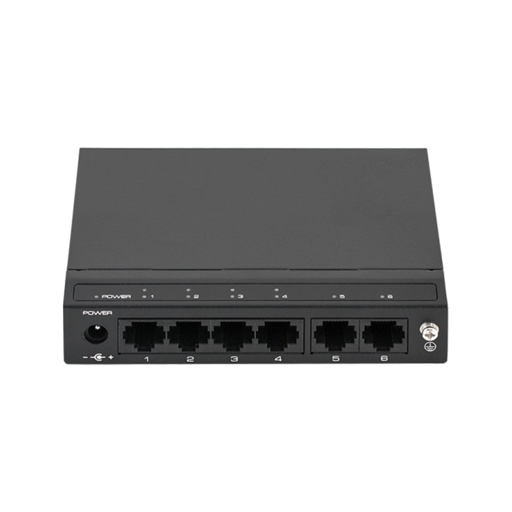 Switch cu 6 porturi SF6P-FHM, 1.2 Gbps, 0.89 Mpps, 1.000 MAC, PoE+ 0.89 imagine Black Friday 2021