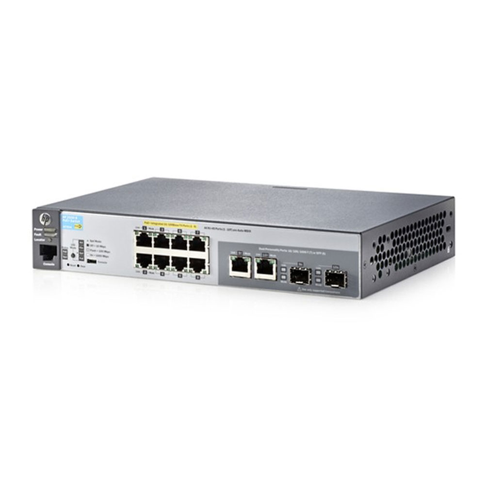 Switch cu 8 porturi Aruba J9780A, 5.6 Gbps, 16.000 MAC, 1U, PoE, cu management 16.000 imagine noua
