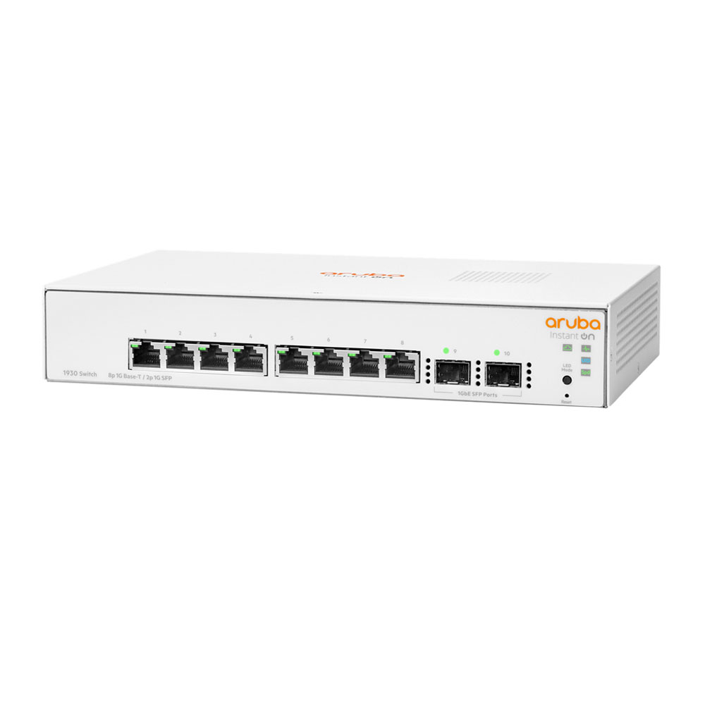 Switch cu 8 porturi Aruba JL680A, 20 Gbps, 14.88 Mpps, 2 porturi SFP, 1U, cu management 14.88 imagine noua idaho.ro