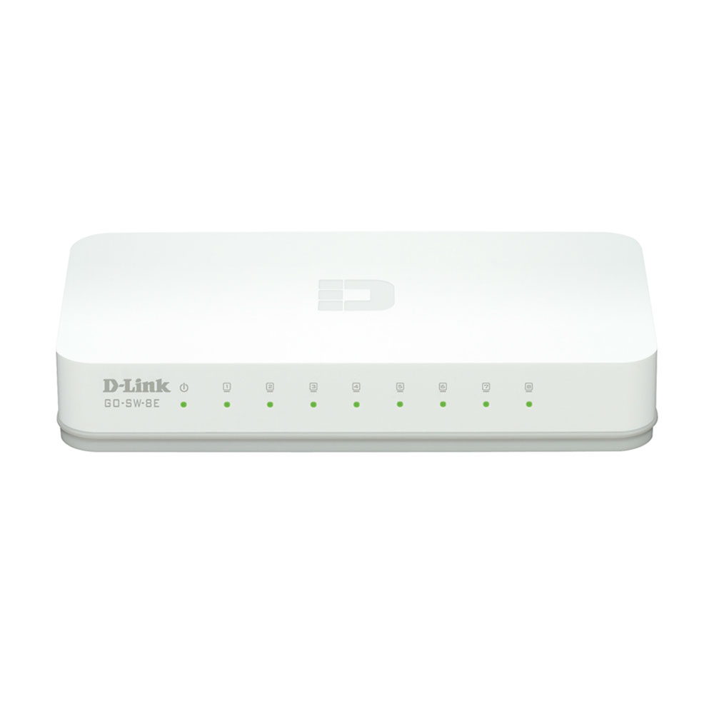 Switch cu 8 porturi D-Link GO-SW-8E, 1 Gbps, 2.000 MAC, fara management de la D-Link