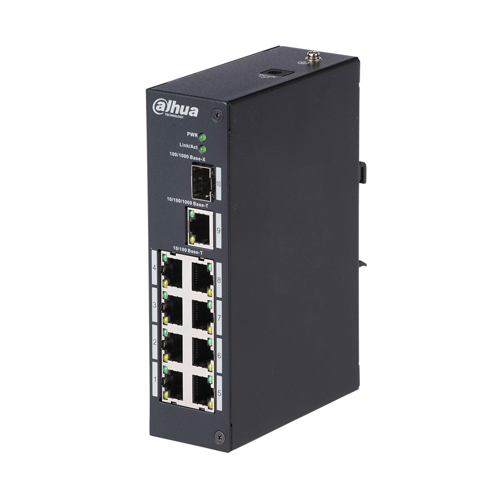 Switch cu 8 porturi Ethernet Dahua PFS3110-8T Dahua imagine noua idaho.ro