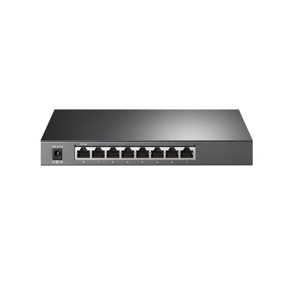 Switch cu 8 porturi Gigabit TP-Link JetStream TL-SG2008, 16 Gbps, 11.90 Mpps, 8000 MAC, cu management 11.90 imagine noua