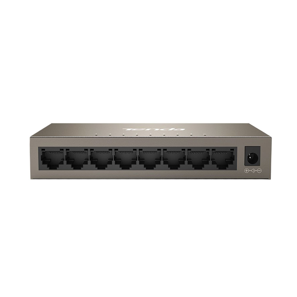 Switch cu 8 porturi Tenda TEG1008M, 16 Gbps, 12 Mpps, 4000 MAC, fara management 4000 imagine noua tecomm.ro