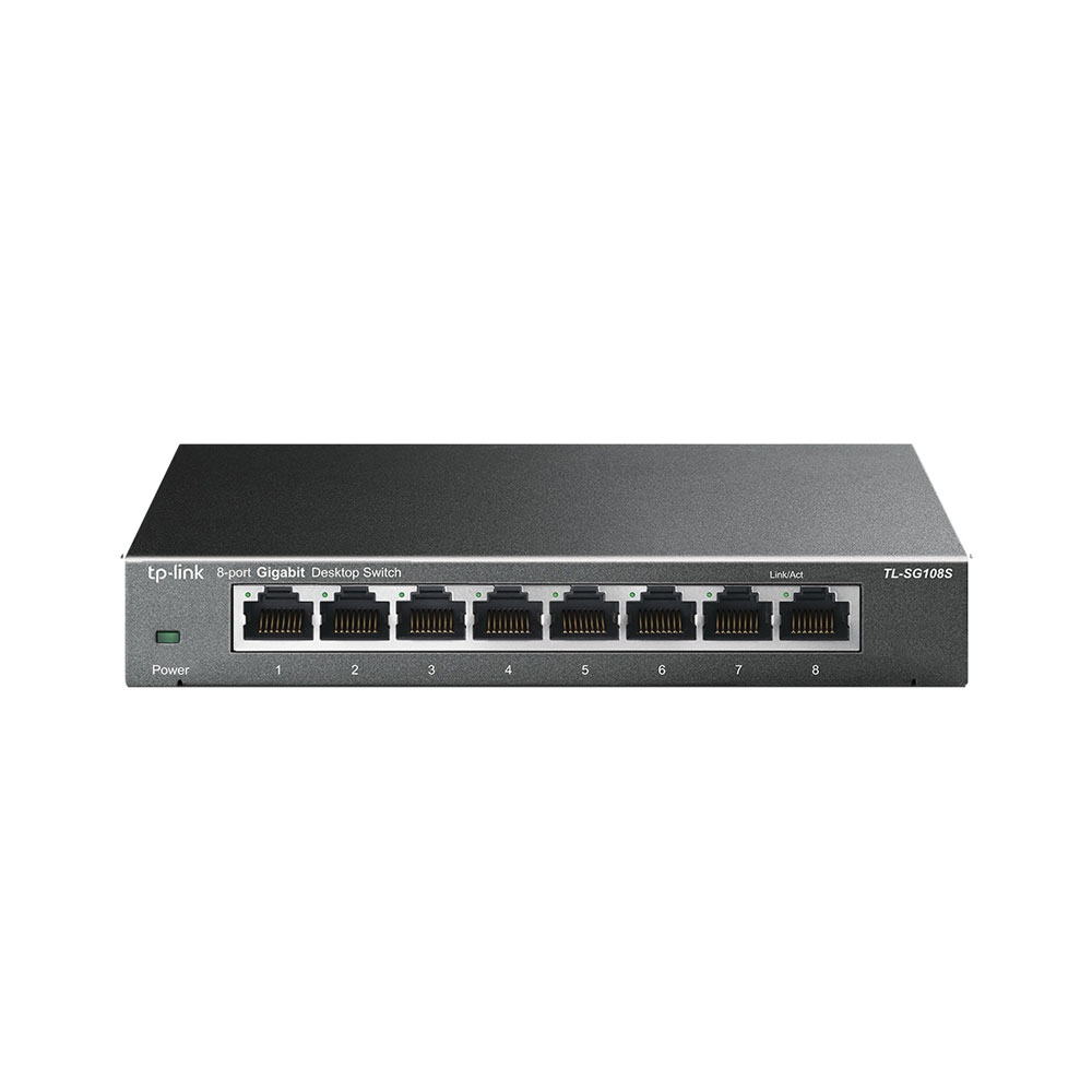 Switch cu 8 porturi TP-Link TL-SG108S, 4000 MAC, 16 Gbps 4000 imagine noua