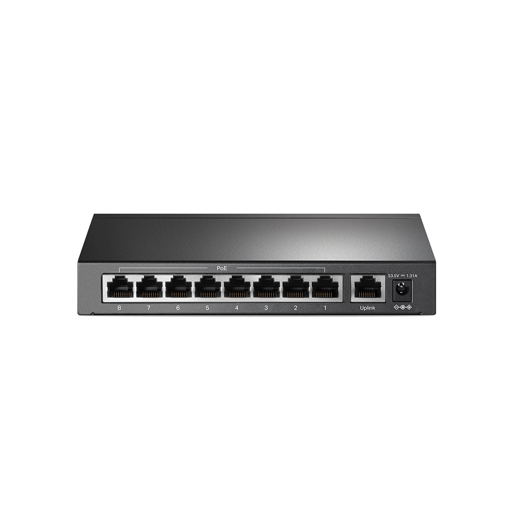 Switch cu 9 porturi TP-Link TL-SF1009P, 10/100 Mbps, 1.6 Gbps, PoE+, fara management la reducere 1.6