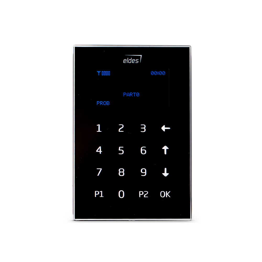 Tastatura LCD Eldes EKB2-BL, 1 zona, buzzer, negru alarma imagine noua tecomm.ro