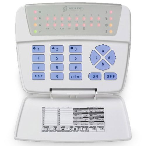 Tastatura LED Bentel BKB-LED alarma imagine noua tecomm.ro